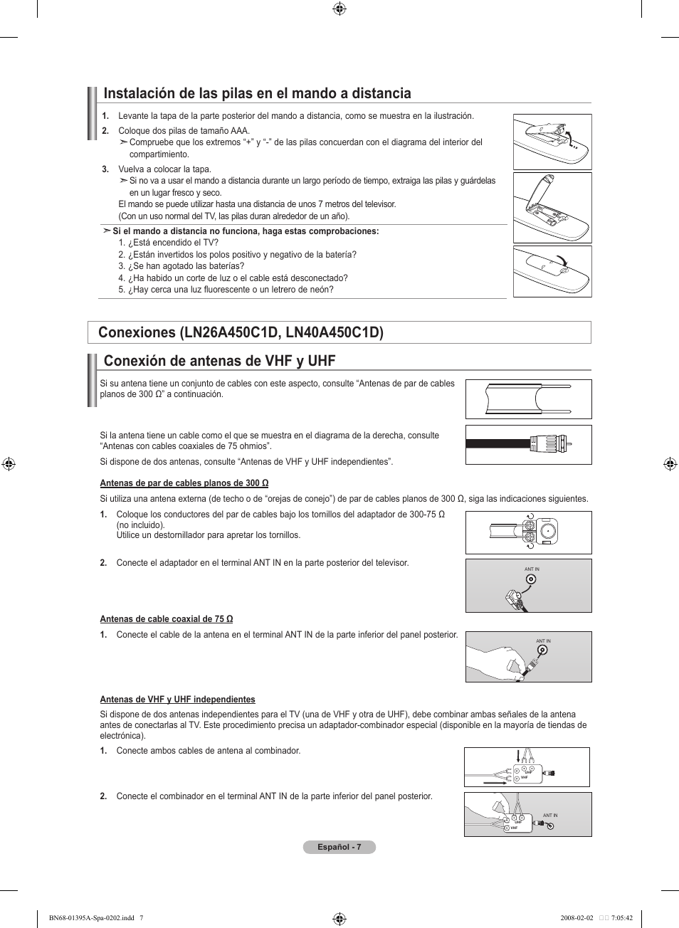 Samsung LN40A450C1DXZA User Manual | Page 87 / 157