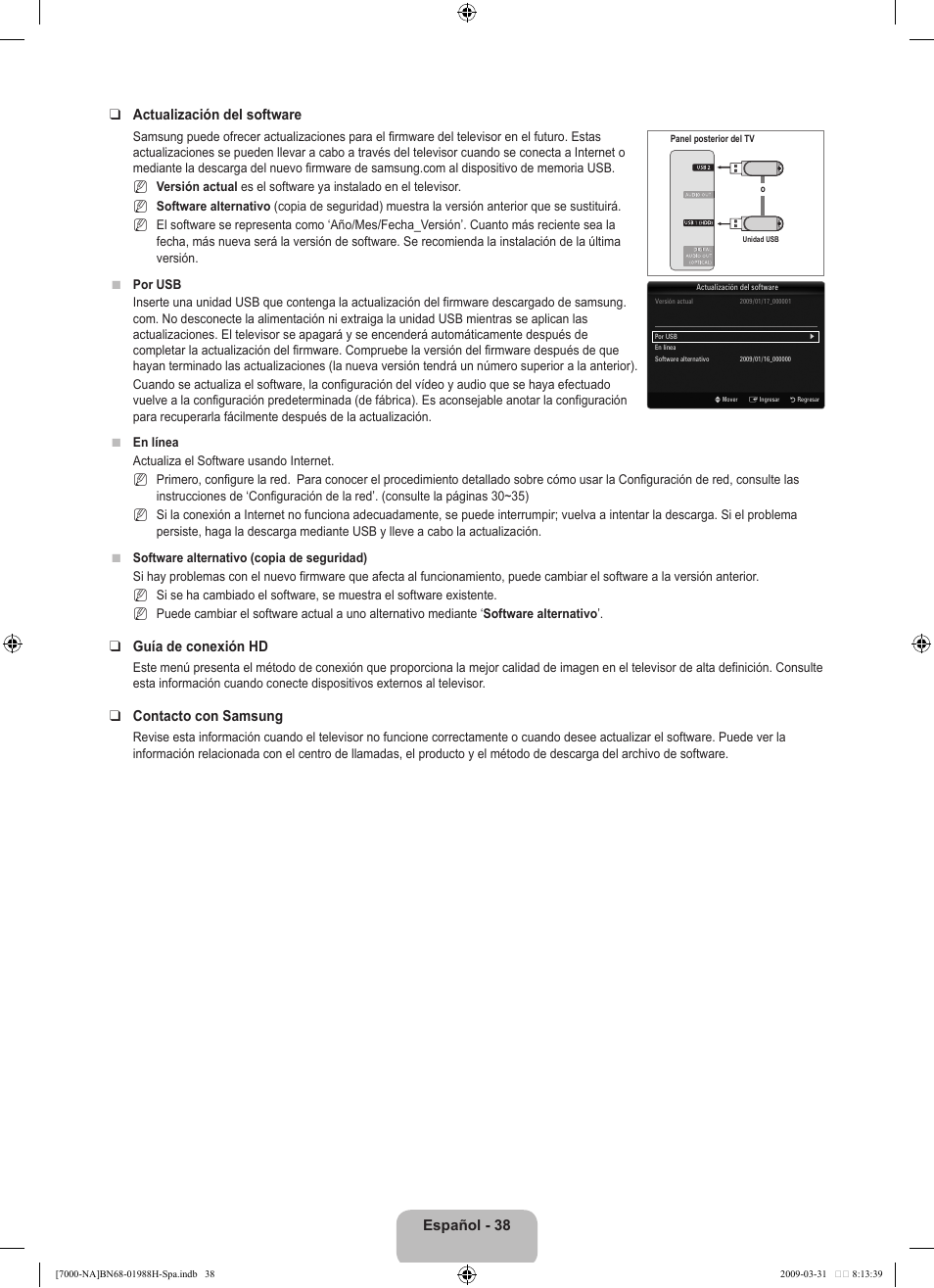 Samsung UN46B7100WFUZA User Manual | Page 146 / 292