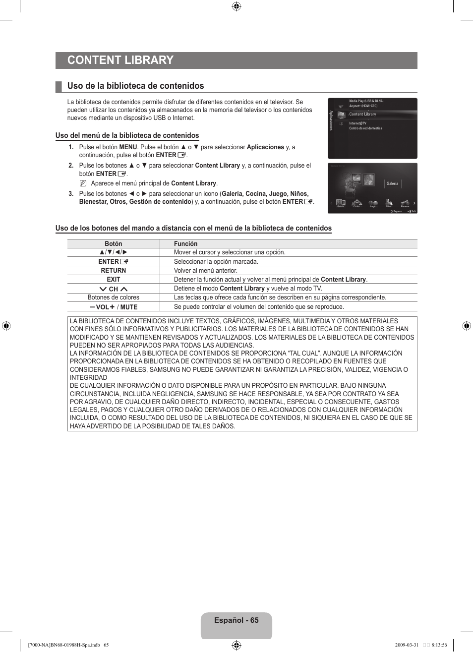 Samsung UN46B7100WFUZA User Manual | Page 173 / 292