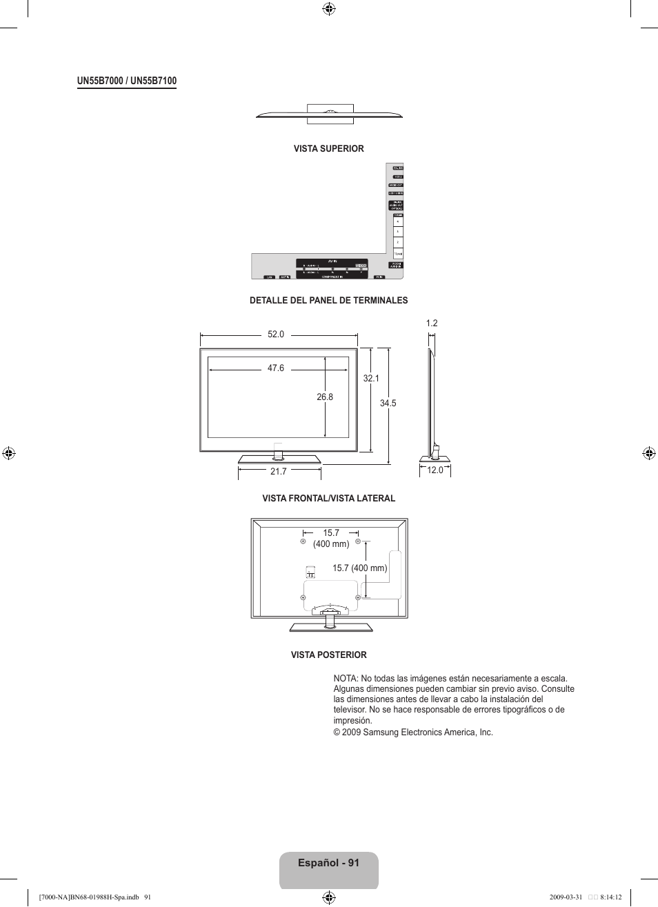 Samsung UN46B7100WFUZA User Manual | Page 199 / 292