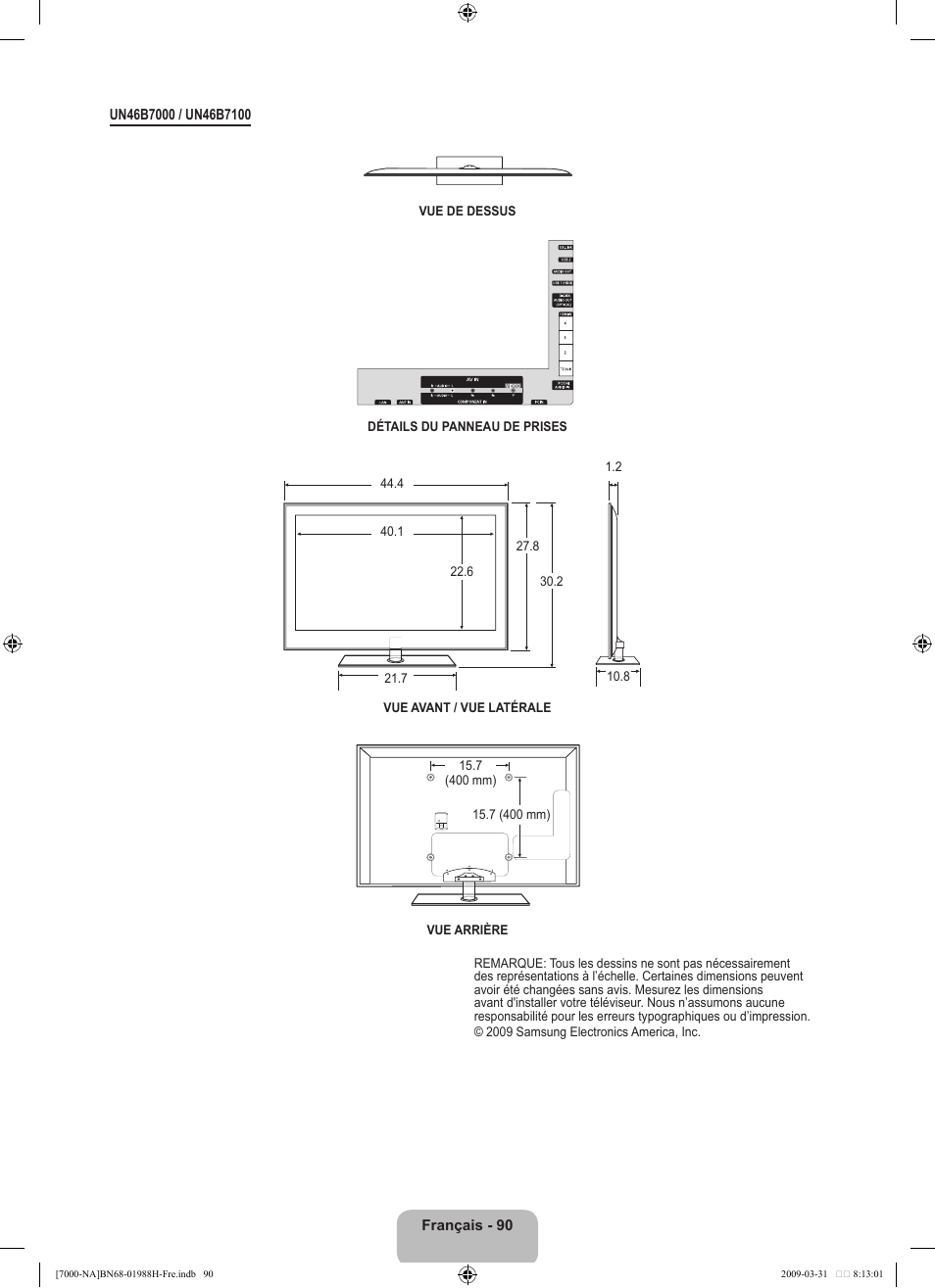 Samsung UN46B7100WFUZA User Manual | Page 291 / 292