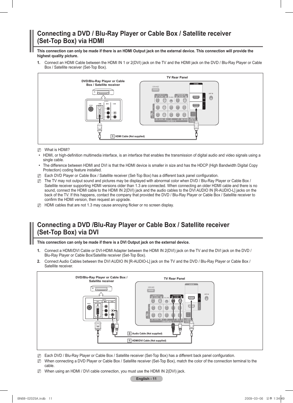 Samsung PN42B430P2DXZA User Manual | Page 11 / 90