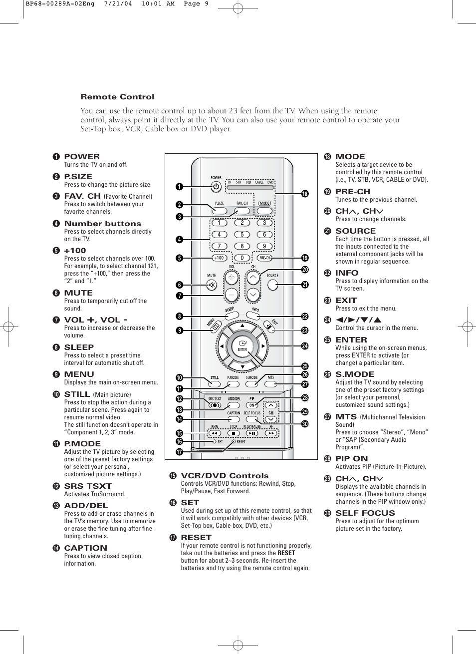 Samsung HCP4252WX-XAC User Manual | 6 pages