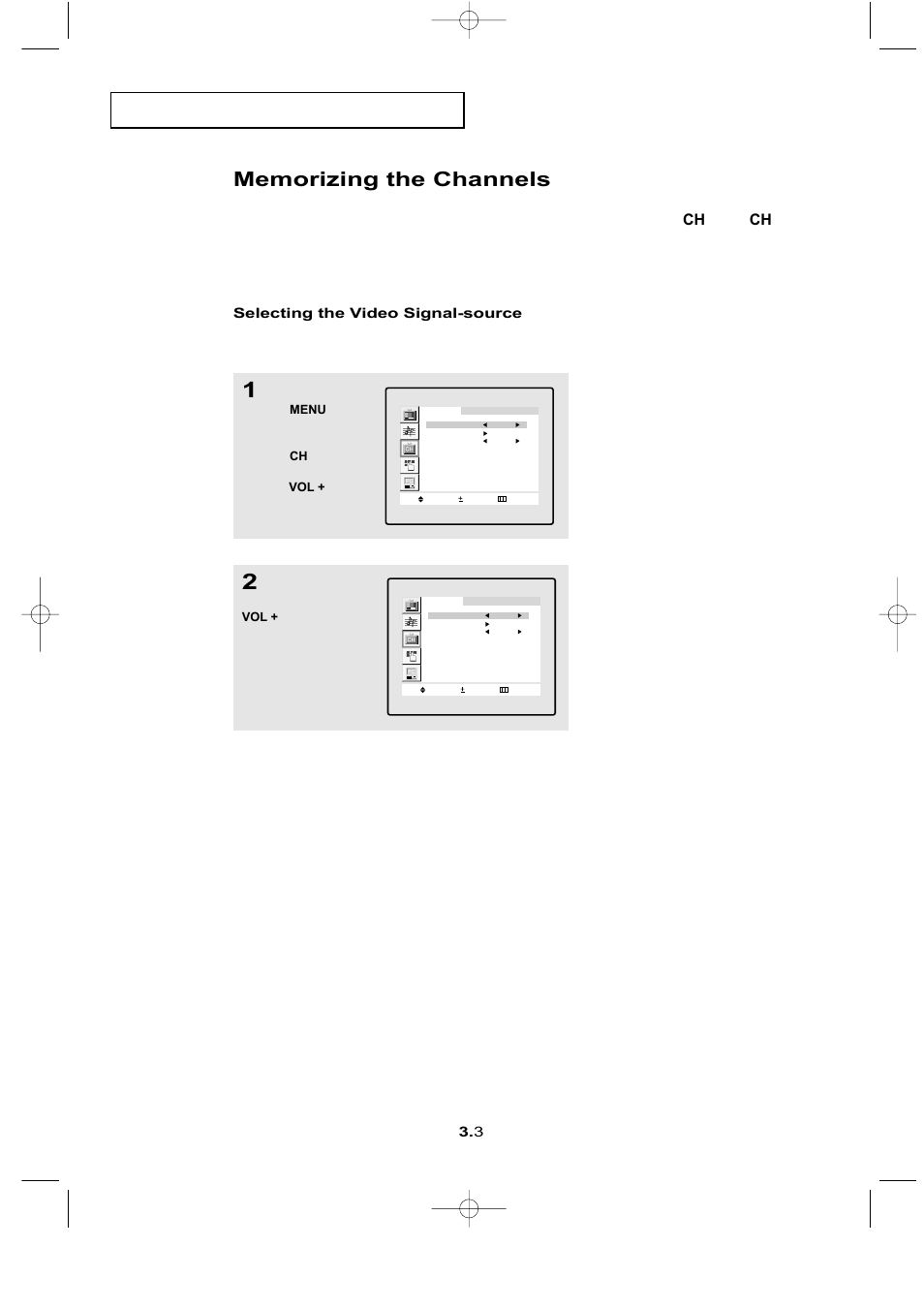 P e r at i o n, Selecting the video signal-source | Samsung LTN1565X-XAC User Manual | Page 22 / 60