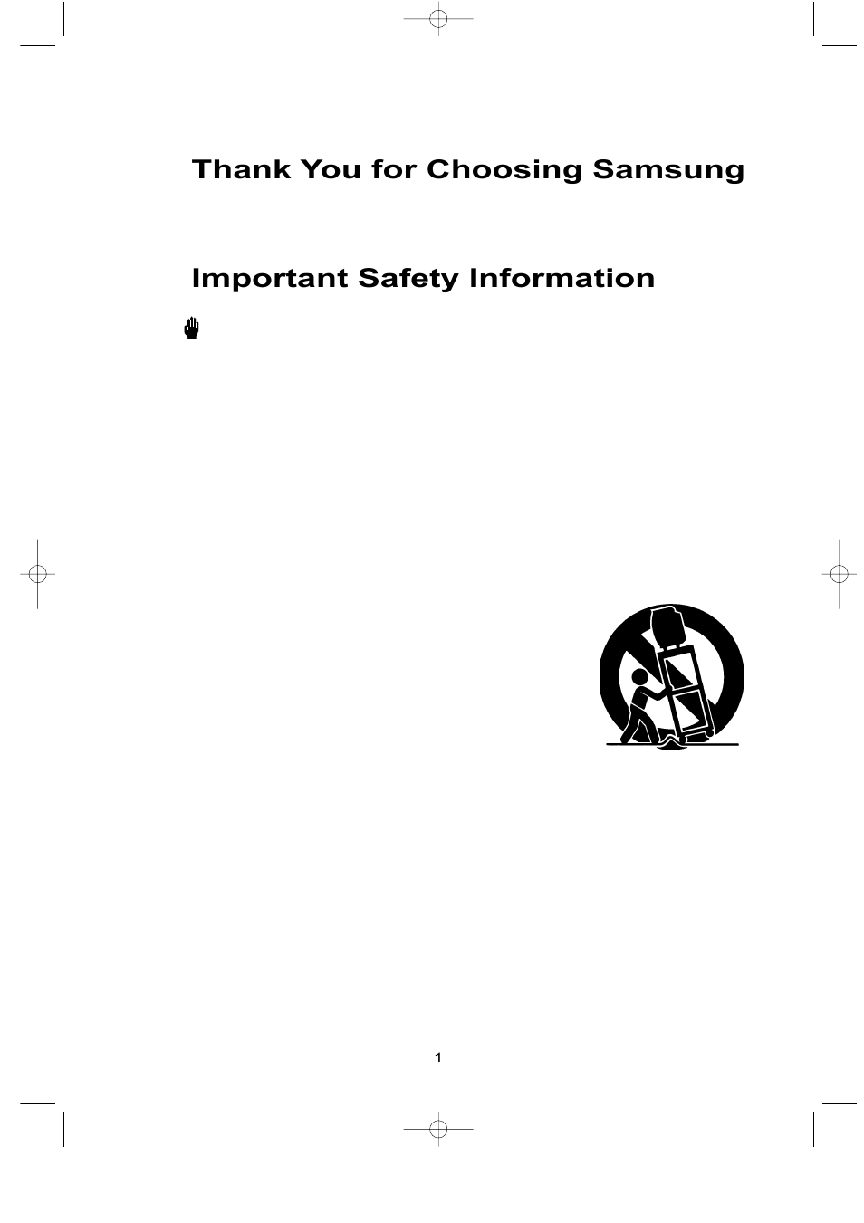 Important safety information | Samsung LTN1565X-XAC User Manual | Page 3 / 60