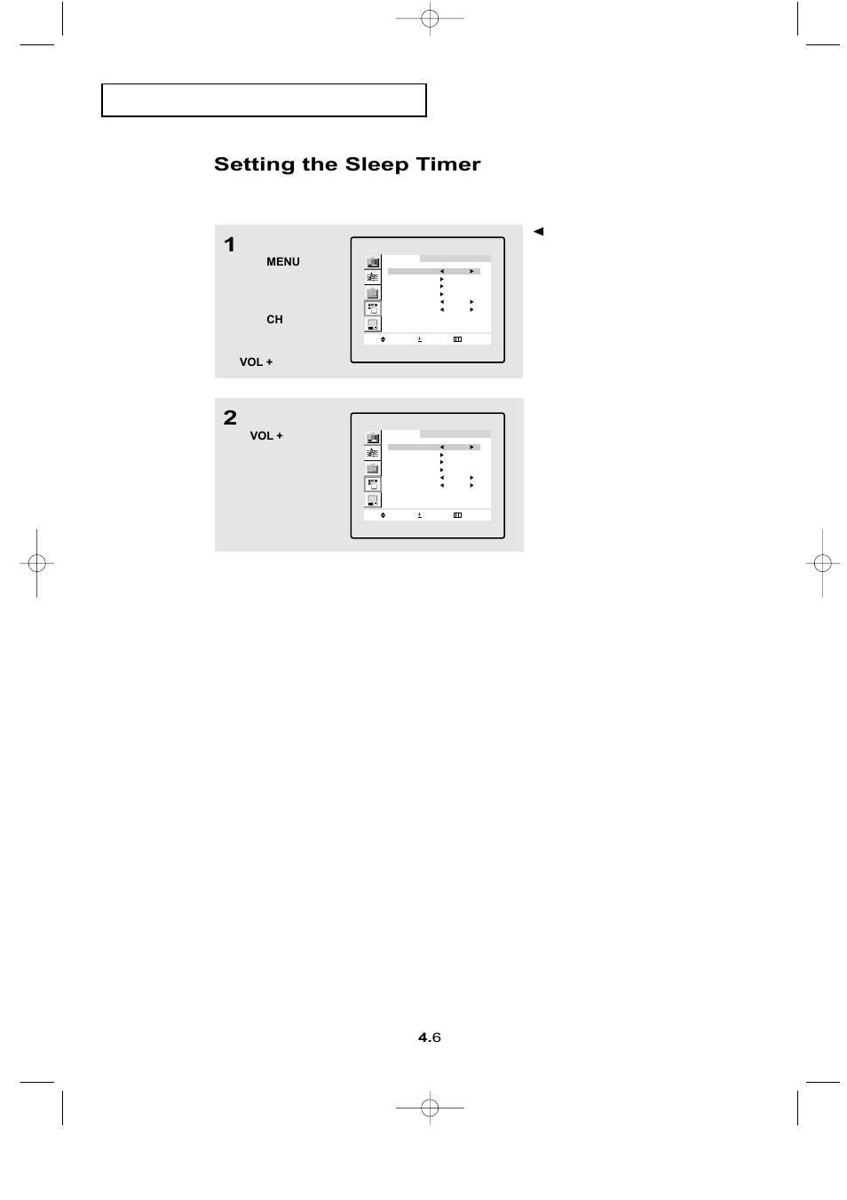 Setting the sleep timer | Samsung LTN1565X-XAC User Manual | Page 36 / 60