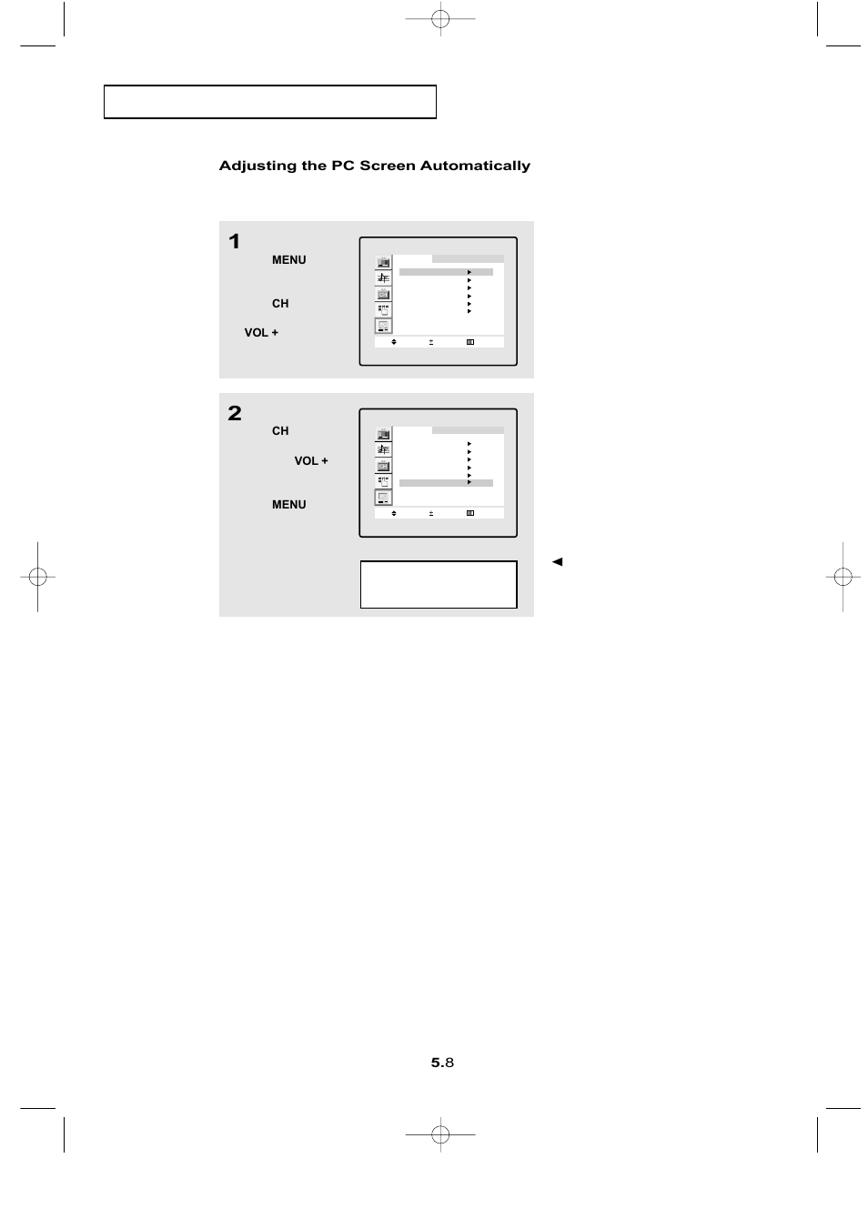 P c d, 8 adjusting the pc screen automatically | Samsung LTN1565X-XAC User Manual | Page 52 / 60
