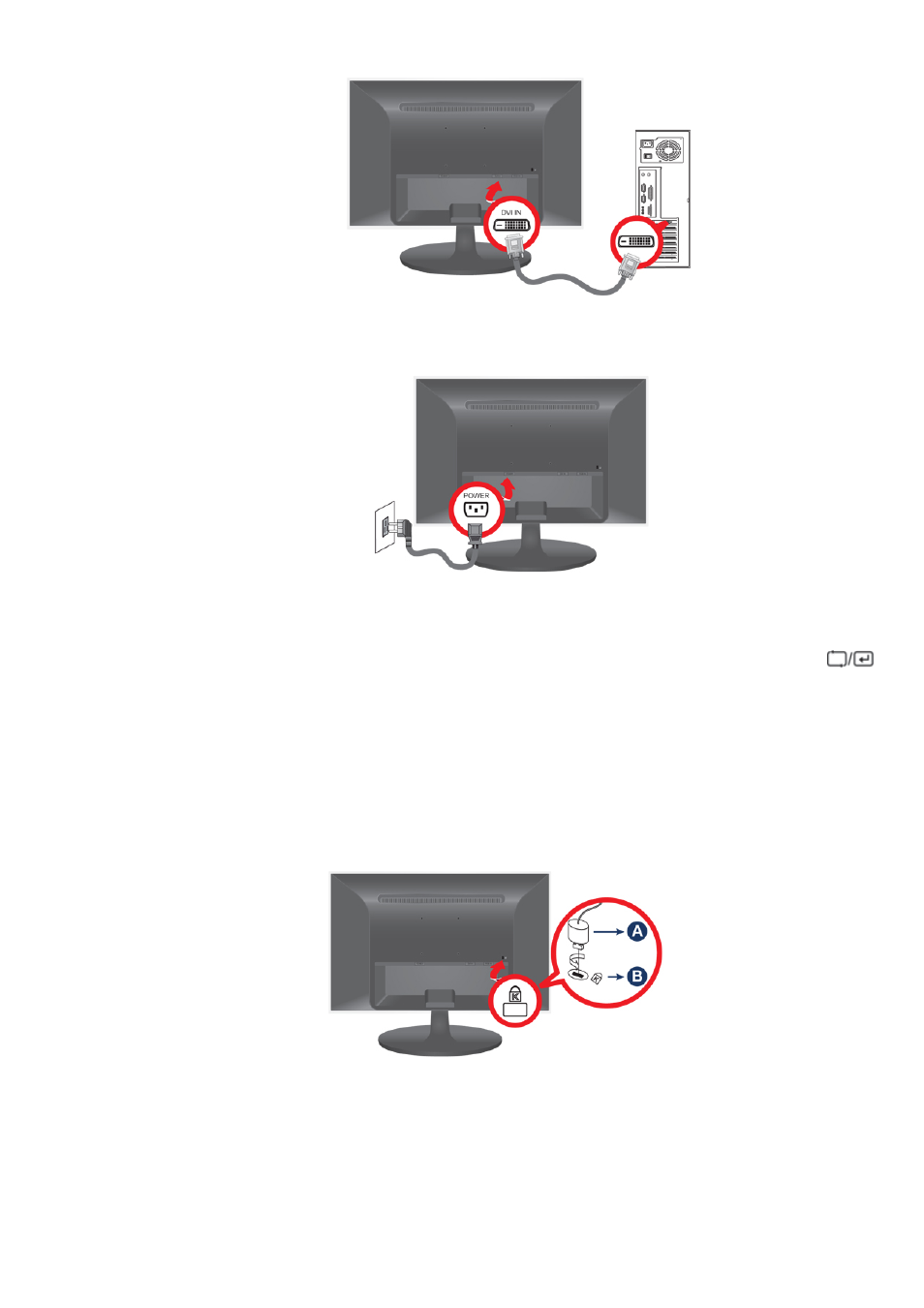 6. kensington lock | Samsung LS20LRZKUV-ZA User Manual | Page 6 / 8