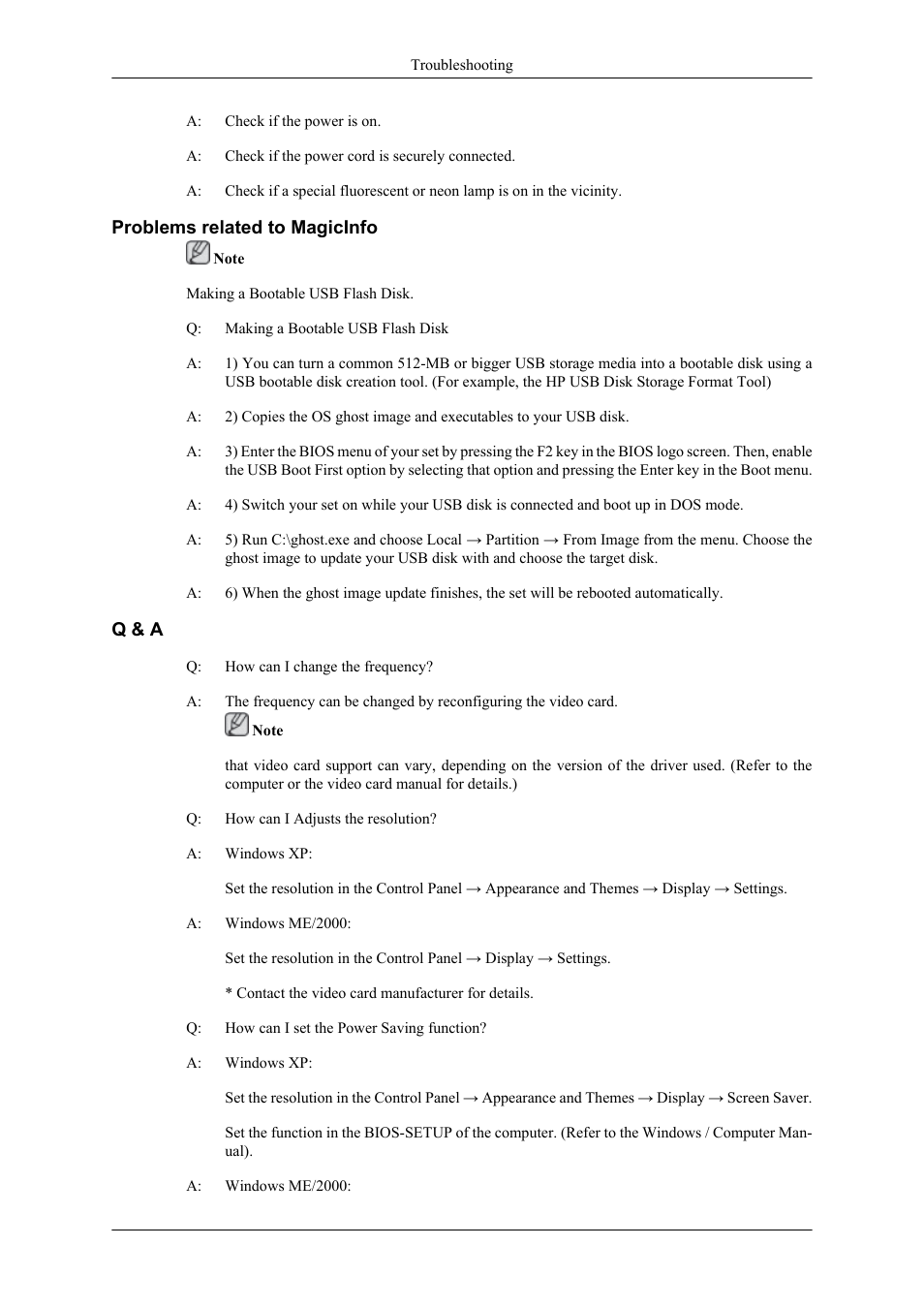 Samsung LS46BPTNBG-XAA User Manual | Page 49 / 50