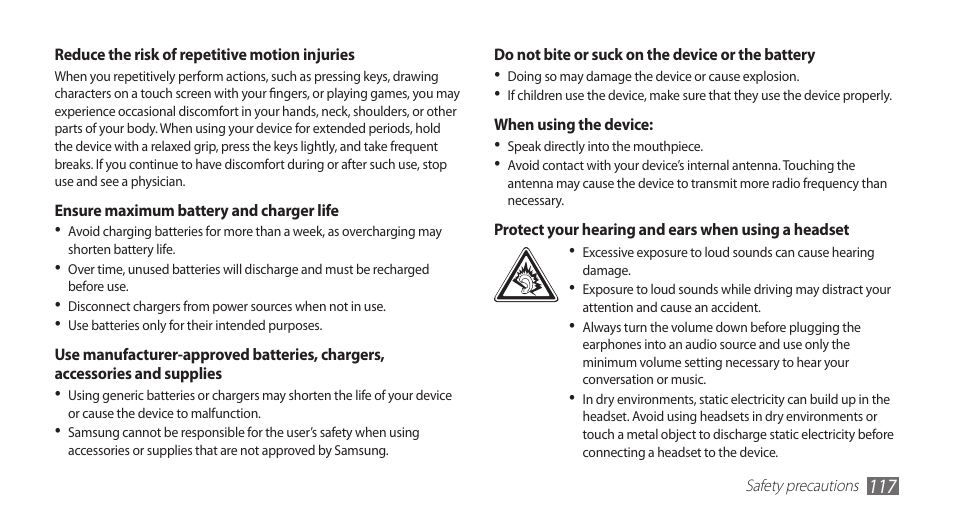 Samsung YP-G70CW-WON User Manual | Page 117 / 127