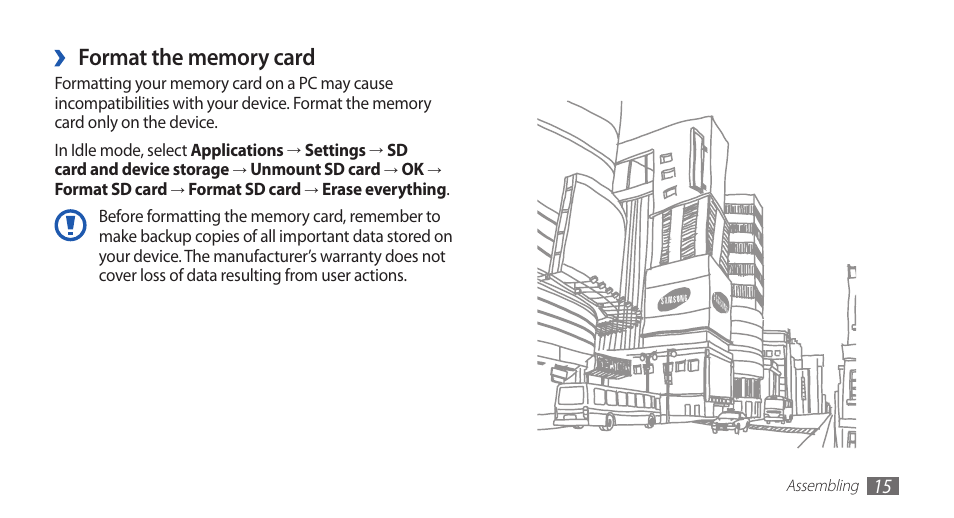 Samsung YP-G70CW-WON User Manual | Page 15 / 127