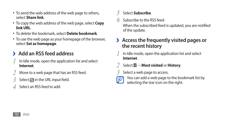 Samsung YP-G70CW-WON User Manual | Page 70 / 127