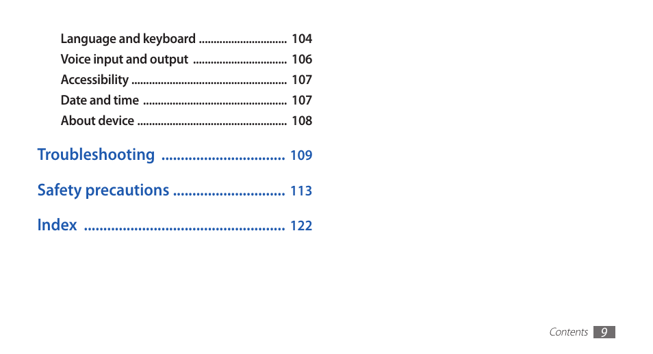 Samsung YP-G70CW-WON User Manual | Page 9 / 127