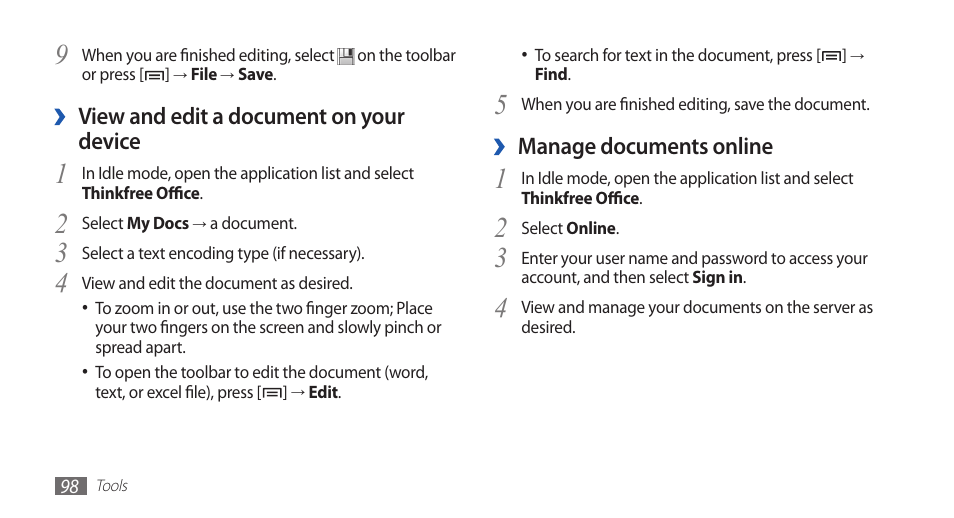 Samsung YP-G70CW-WON User Manual | Page 98 / 127