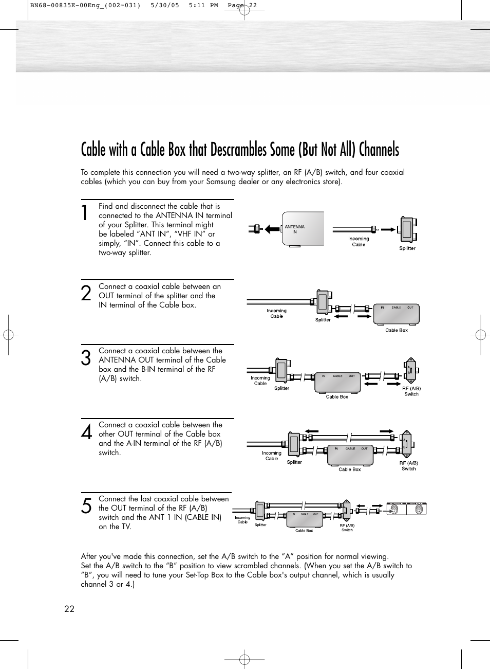 Samsung HPR4262X-XAA User Manual | Page 22 / 144