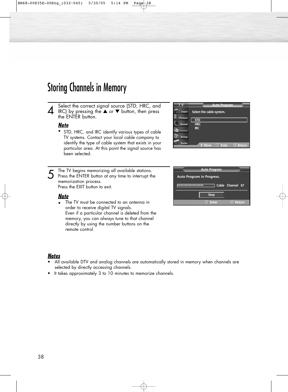 Samsung HPR4262X-XAA User Manual | Page 38 / 144