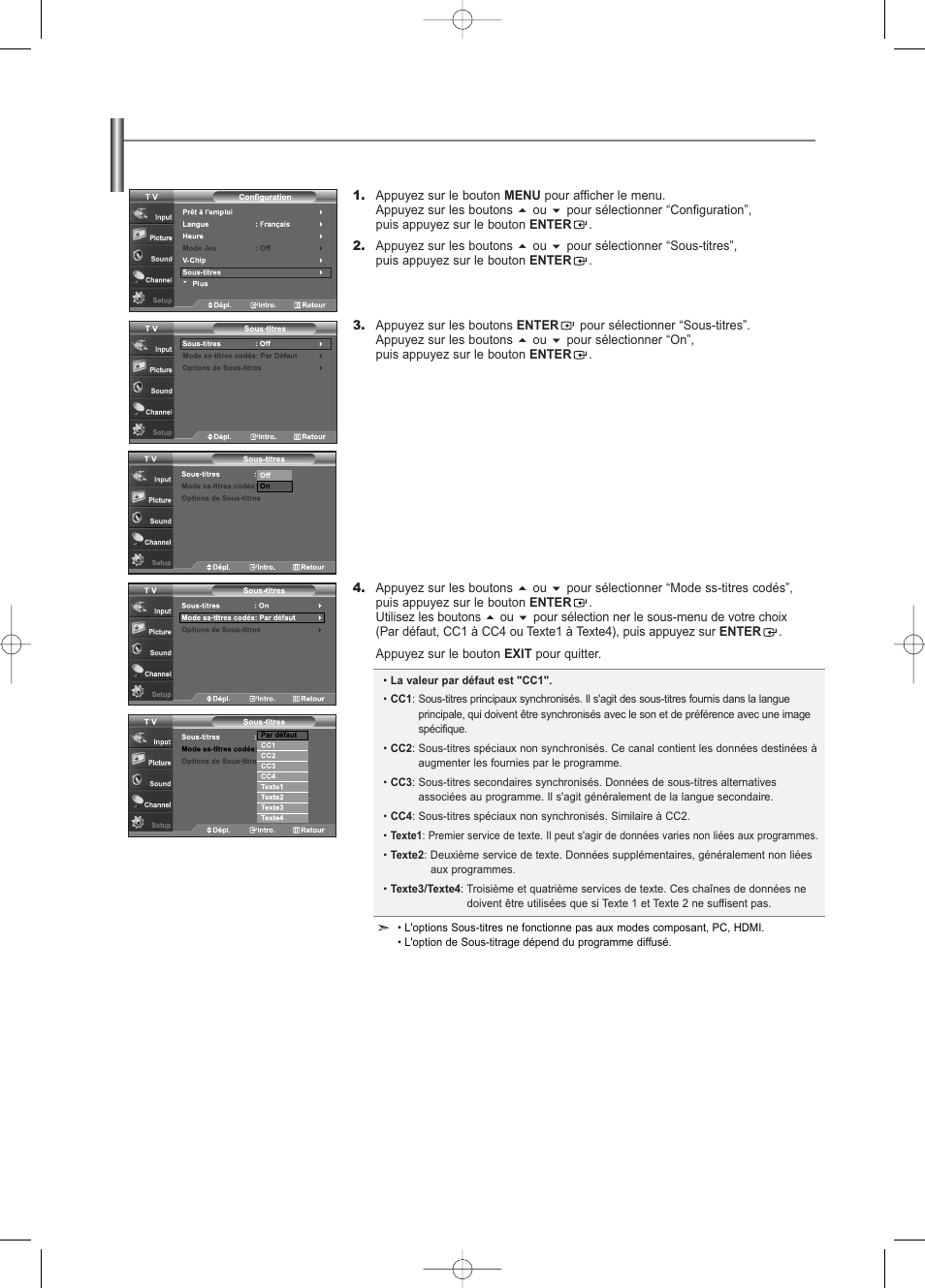 Samsung LNS3252DX-XAA User Manual | Page 109 / 186