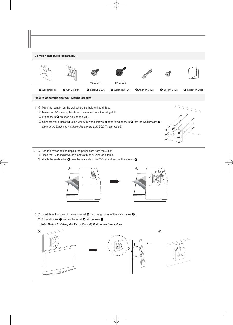 Samsung LNS3252DX-XAA User Manual | Page 61 / 186