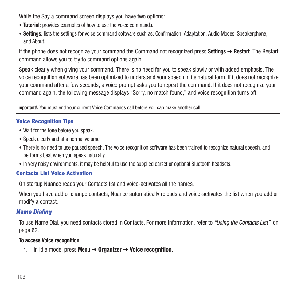 Samsung SGH-T479RNATMB User Manual | Page 106 / 167