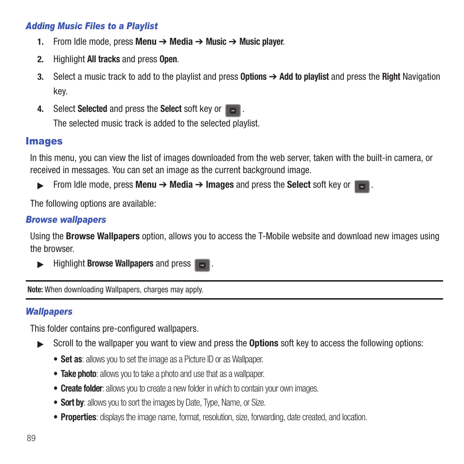 Images | Samsung SGH-T479RNATMB User Manual | Page 92 / 167