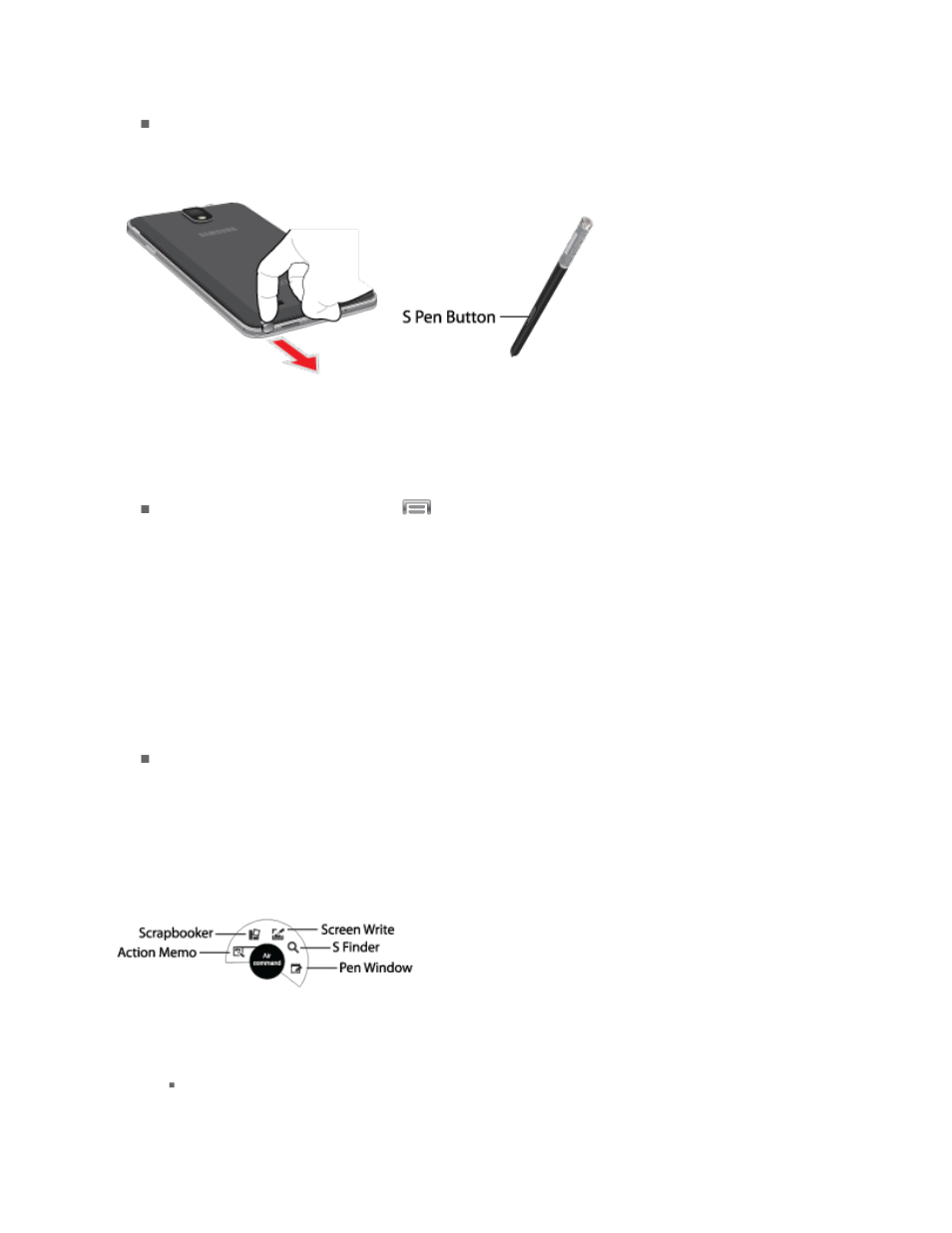 S pen settings, Use s pen | Samsung SM-N900PZWESPR User Manual | Page 24 / 209