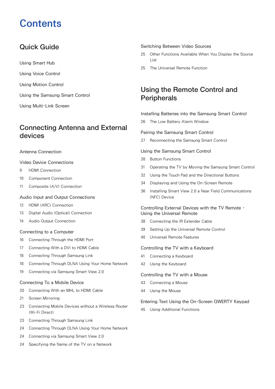 Samsung UN78HU9000FXZA User Manual | Page 2 / 244