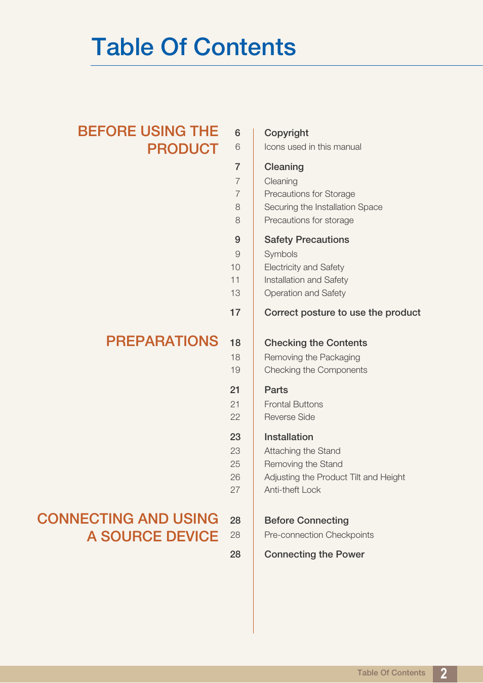 Samsung LS24C230BL-ZA User Manual | Page 2 / 77