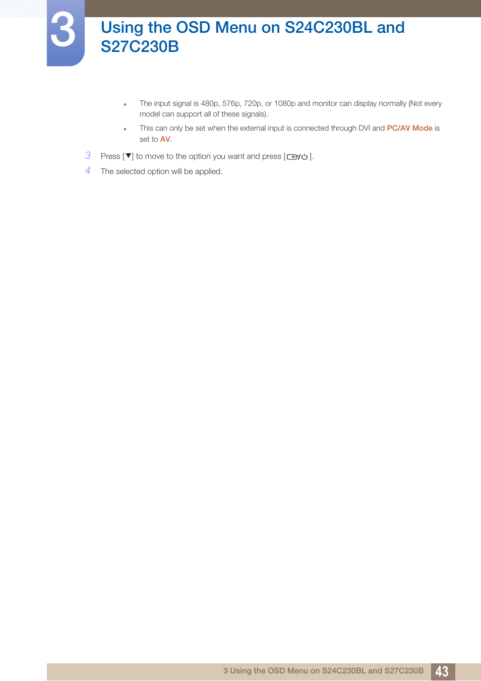 Samsung LS24C230BL-ZA User Manual | Page 43 / 77