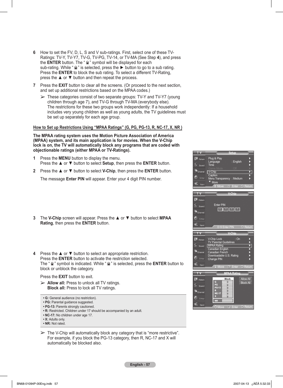 Samsung FPT5084X-XAA User Manual | Page 57 / 83