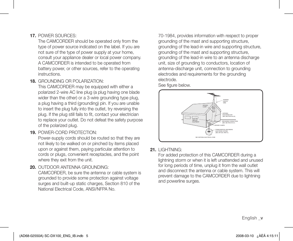 Samsung SC-DX103-XAP User Manual | Page 5 / 124