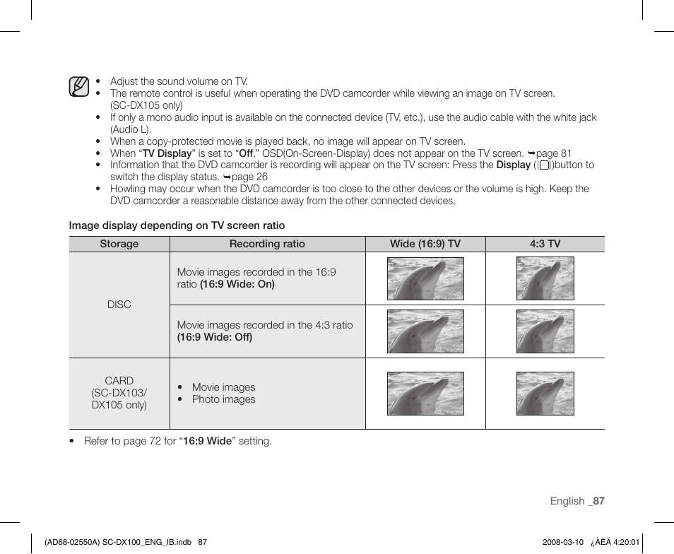 Samsung SC-DX103-XAP User Manual | Page 97 / 124