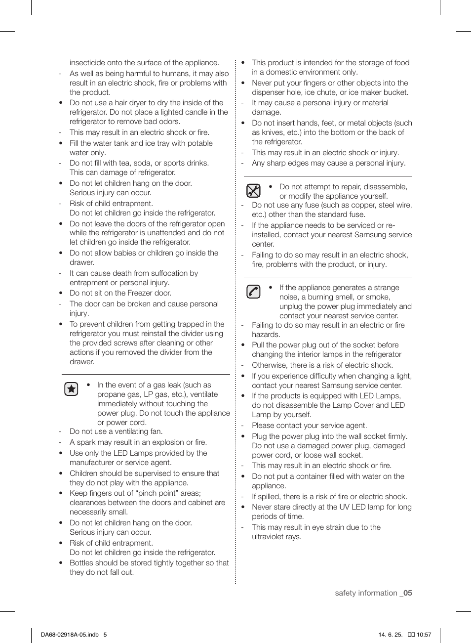 Samsung RF32FMQDBXW-AA User Manual | Page 5 / 84