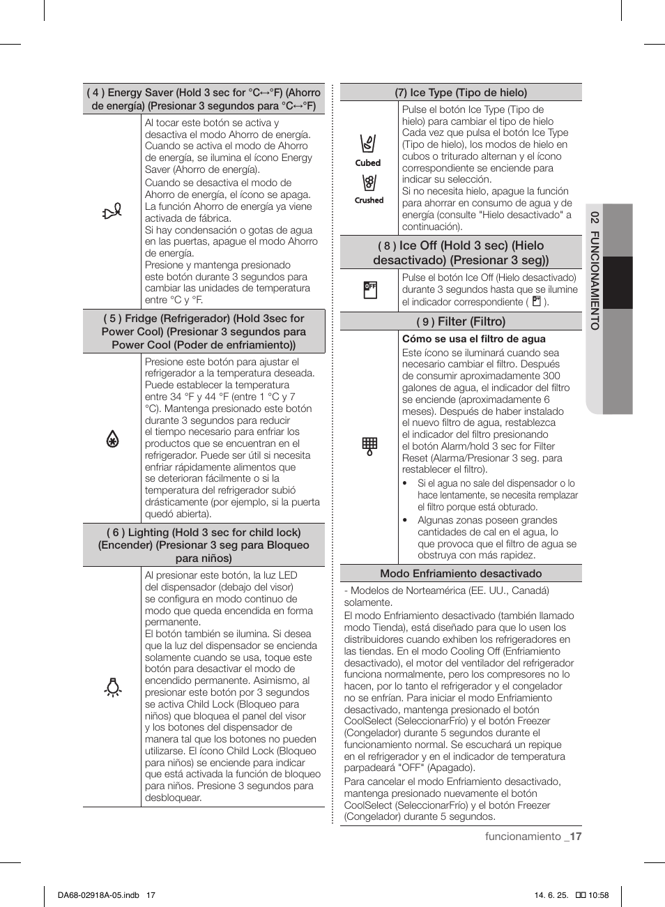 Samsung RF32FMQDBXW-AA User Manual | Page 73 / 84