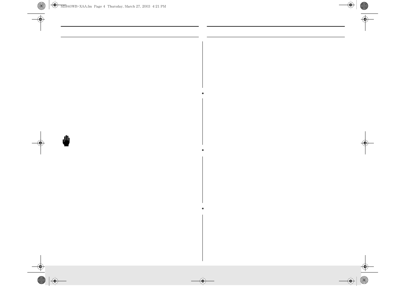 Your new microwave oven, Table of content, Warning | Safety | Samsung MW840WC-XAA User Manual | Page 4 / 24