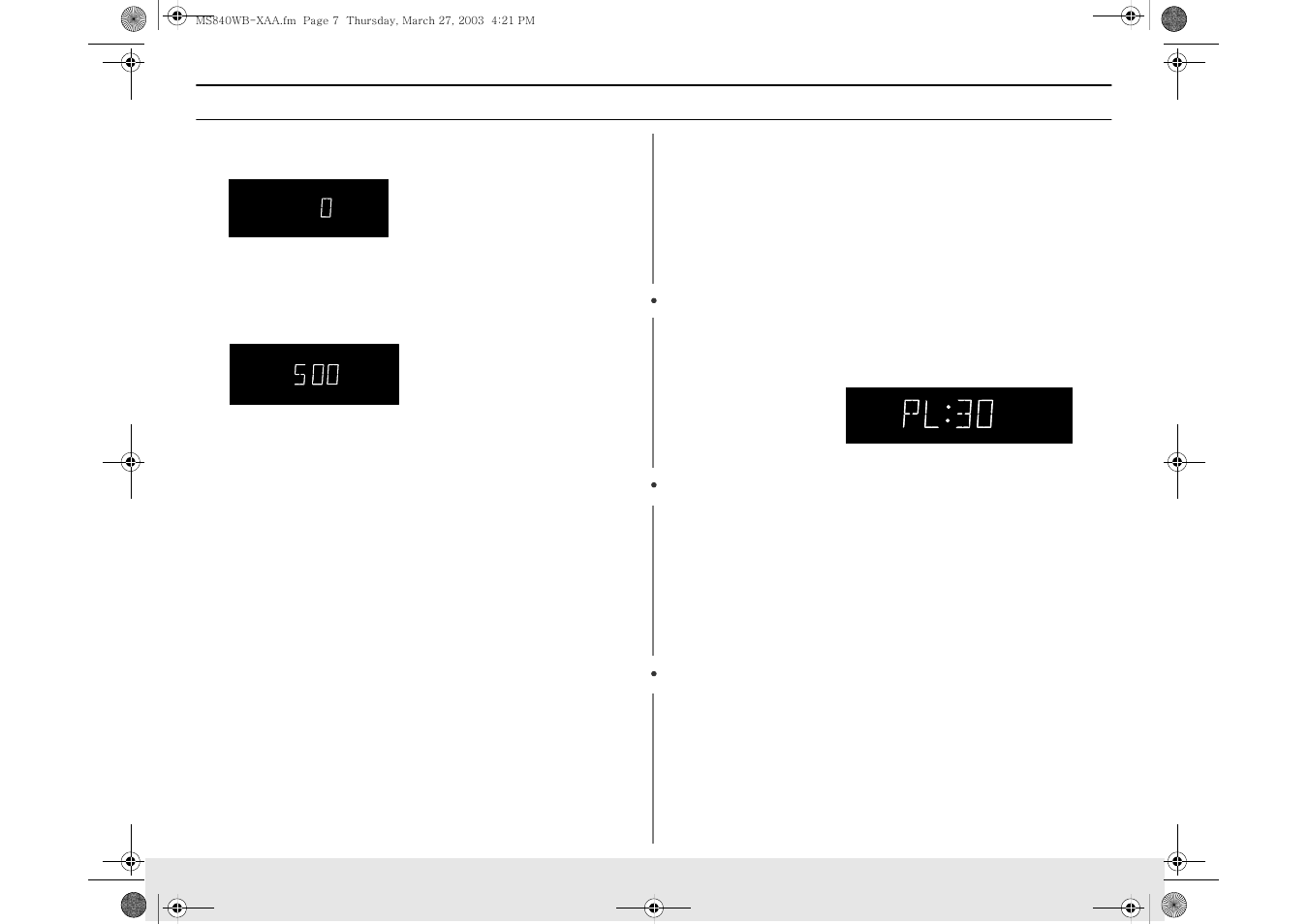 Operation, Setting the clock, Using the pause/cancel button | Using the one minute+ button, Defrosting | Samsung MW840WC-XAA User Manual | Page 7 / 24