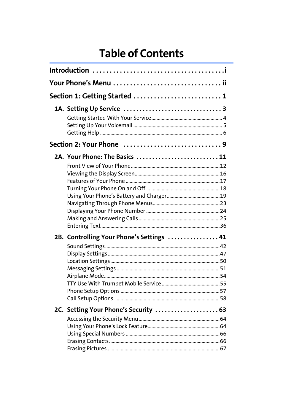 Samsung SPH-A640ZKAAFT User Manual | Page 3 / 192