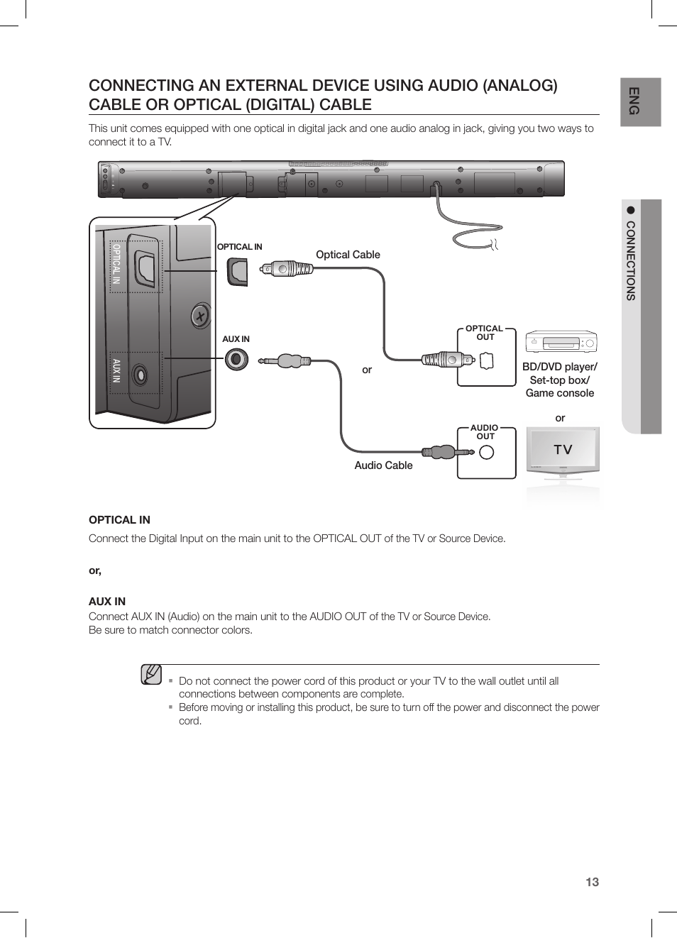Samsung HW-FM45C-ZA User Manual | Page 13 / 26