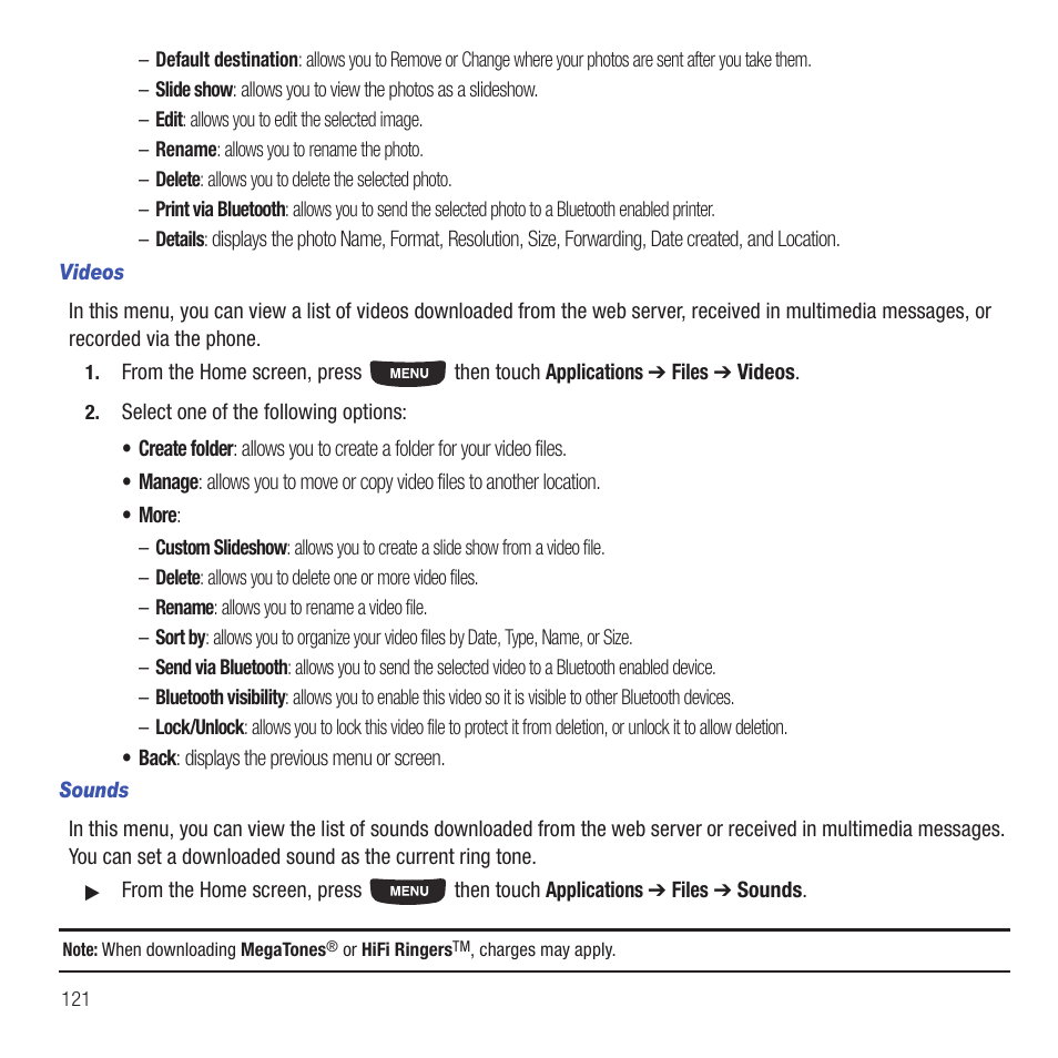 Samsung SGH-T669AAATMB User Manual | Page 124 / 217