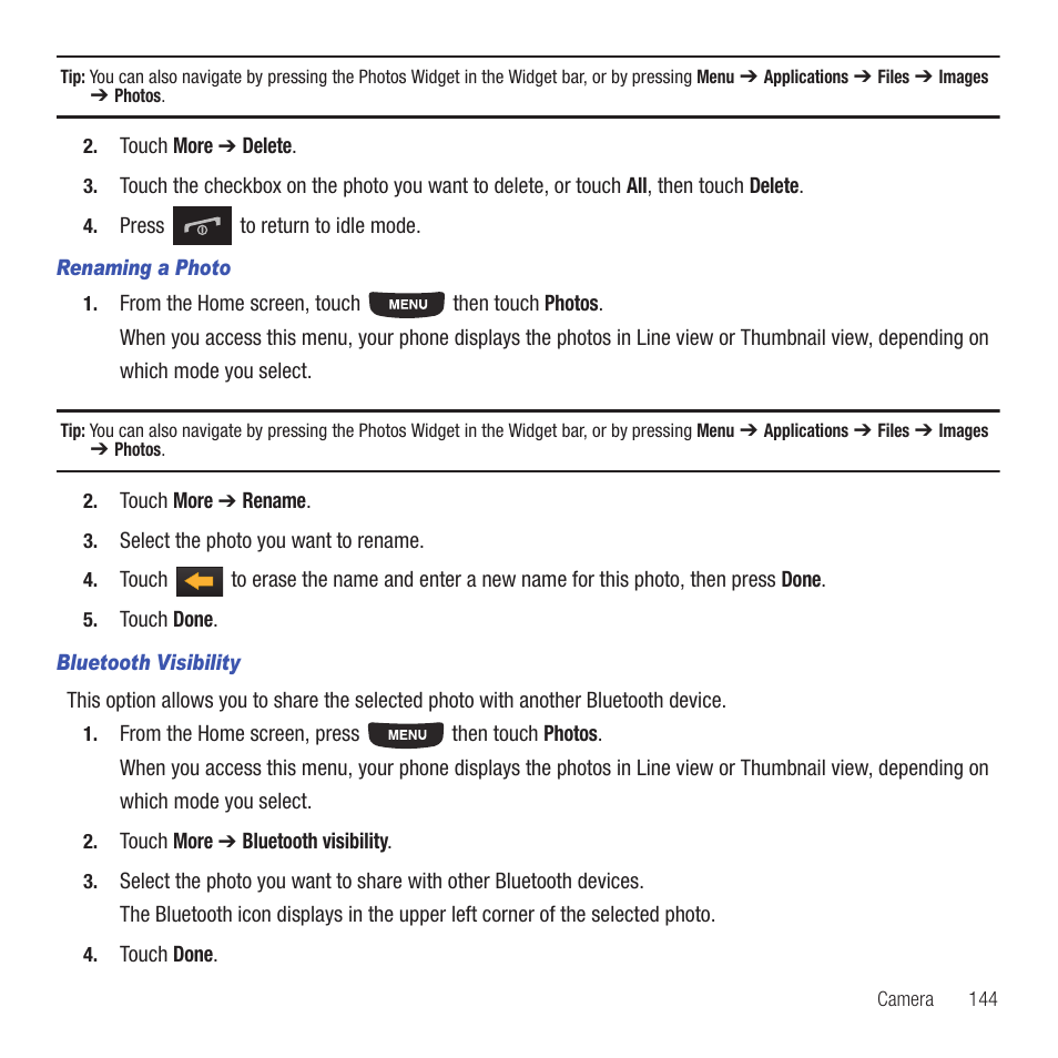 Samsung SGH-T669AAATMB User Manual | Page 147 / 217