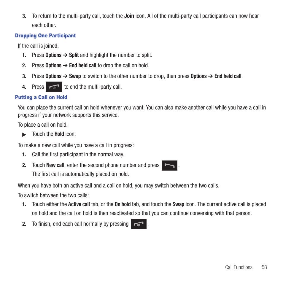 Samsung SGH-T669AAATMB User Manual | Page 61 / 217