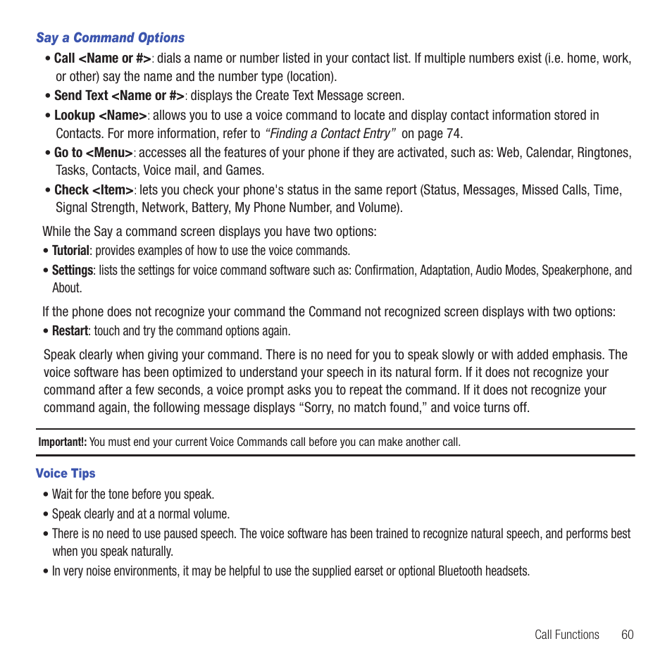 Samsung SGH-T669AAATMB User Manual | Page 63 / 217