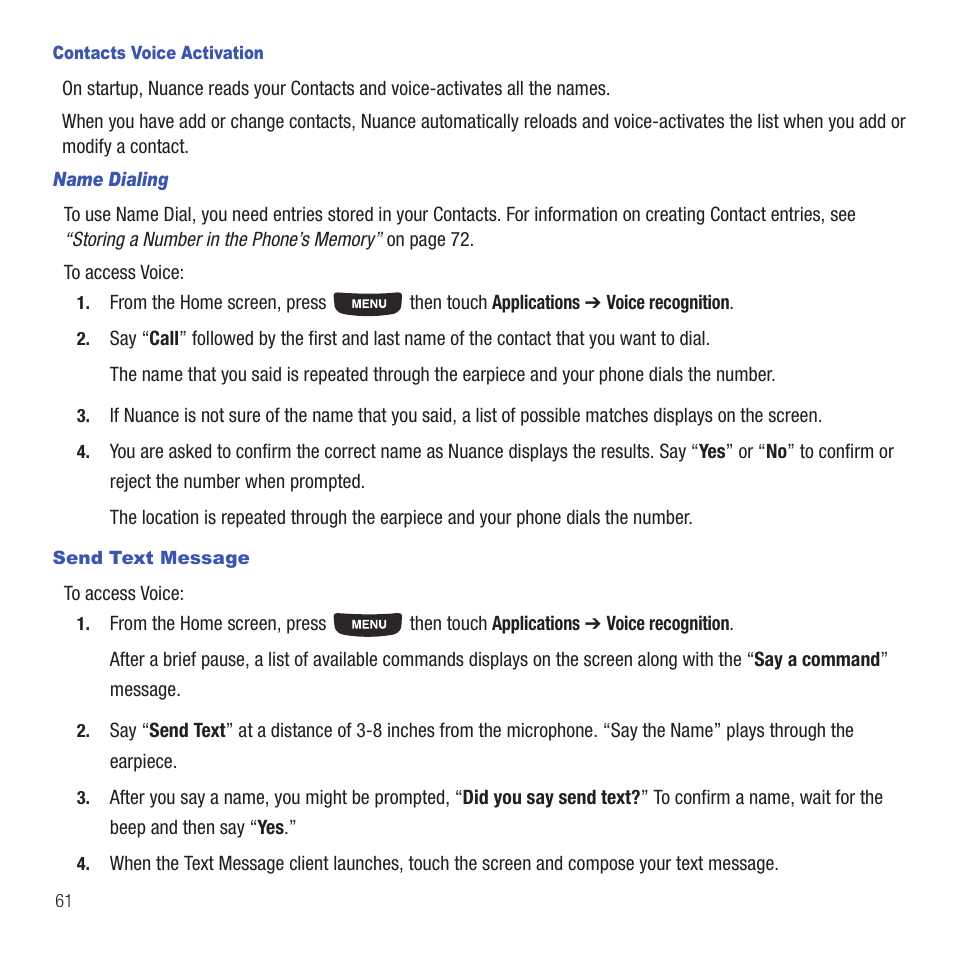 Samsung SGH-T669AAATMB User Manual | Page 64 / 217