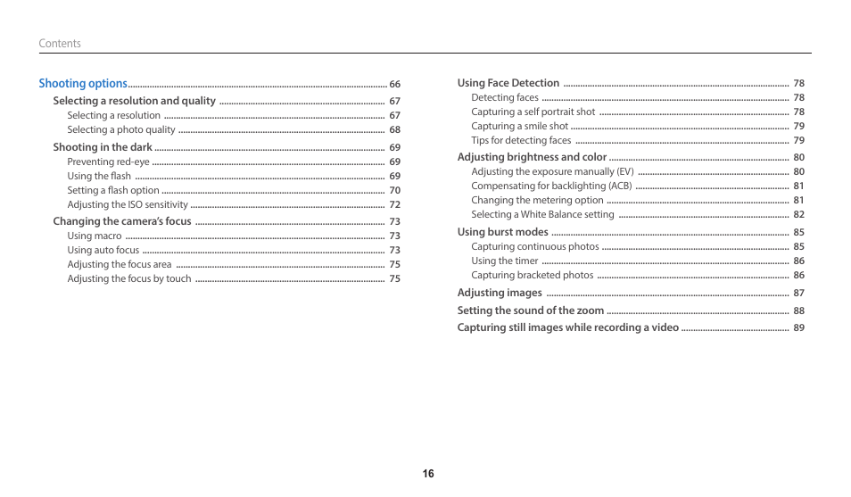 Samsung EC-WB350FBPWUS User Manual | Page 17 / 172