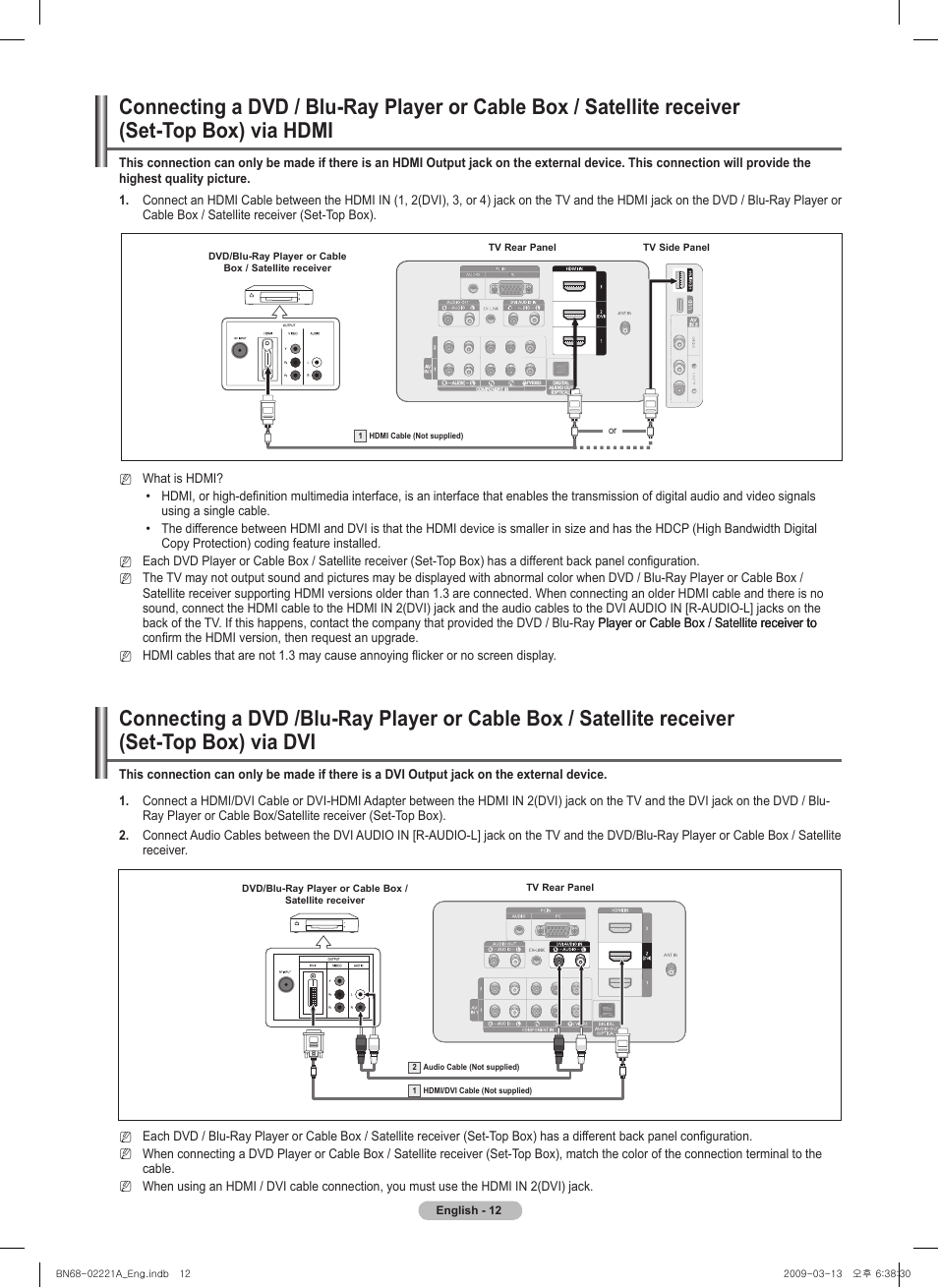 Samsung PN58B560T5FXZA User Manual | Page 12 / 107