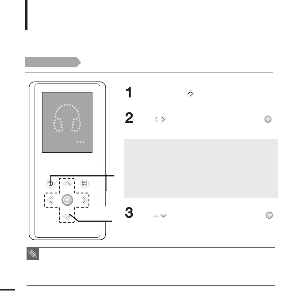Chapter 3. multimedia function, Listening to music | Samsung YP-K3JQR-XAA User Manual | Page 22 / 55