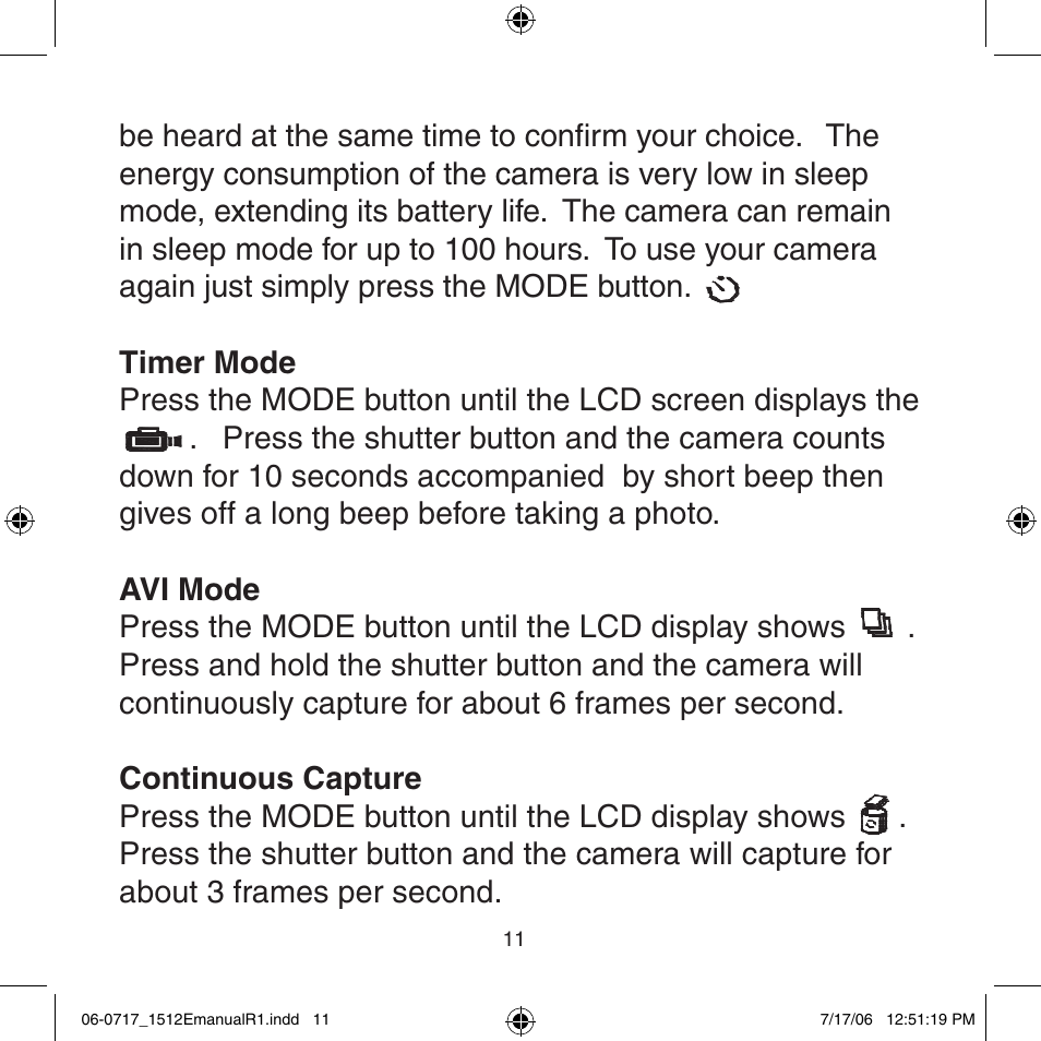 Argus Camera Argus DC-1512E User Manual | Page 11 / 19