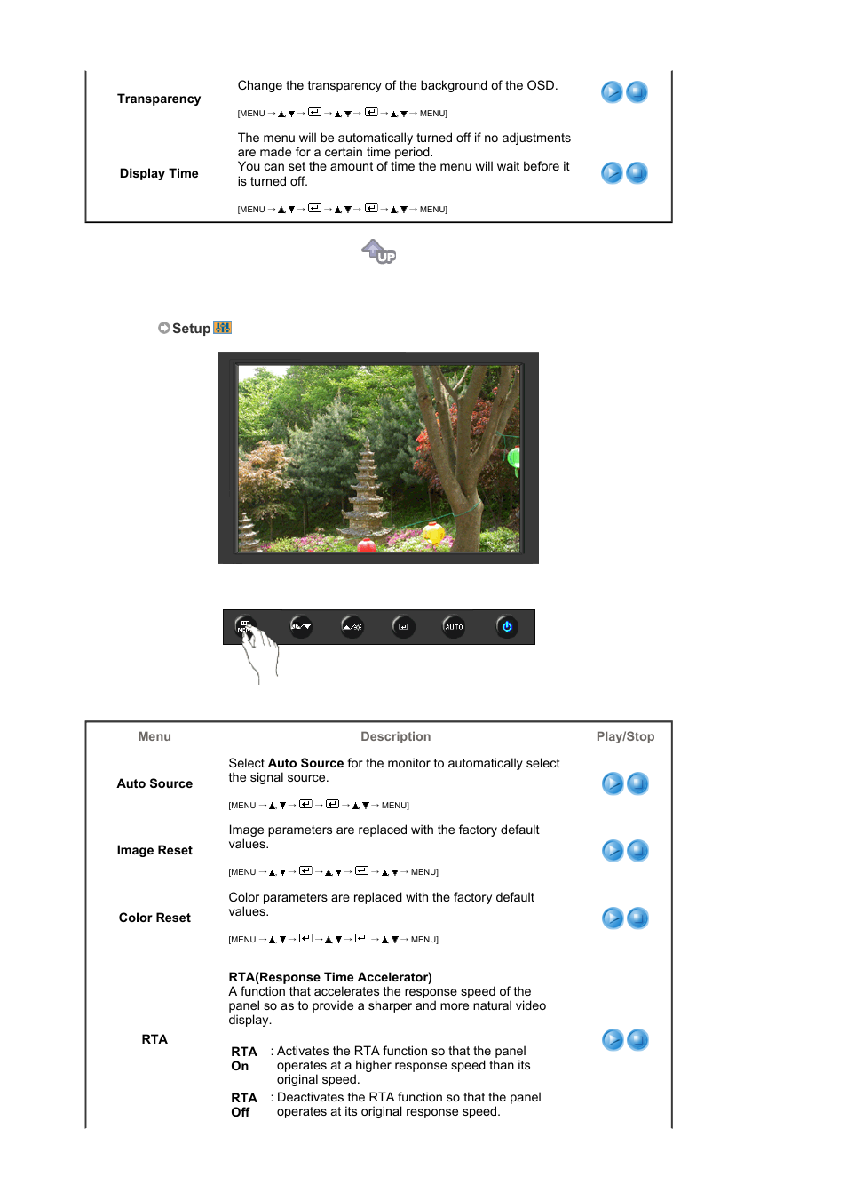 Setup | Samsung LS19HAWKBQ-XAA User Manual | Page 31 / 67