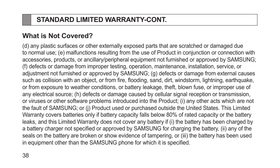 Samsung BHS3000NBACSTA User Manual | Page 40 / 92