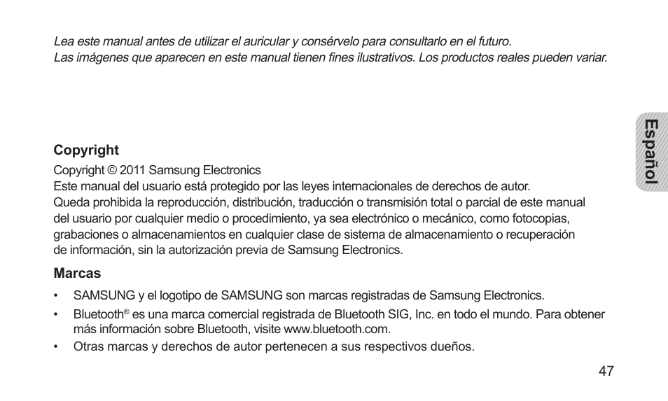 Samsung BHS3000NBACSTA User Manual | Page 49 / 92