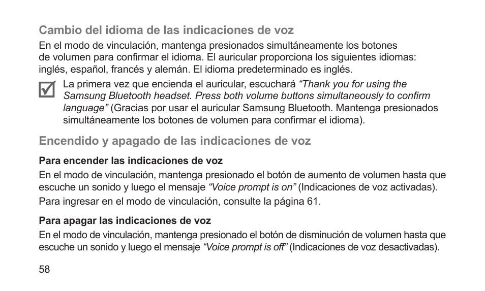 Samsung BHS3000NBACSTA User Manual | Page 60 / 92